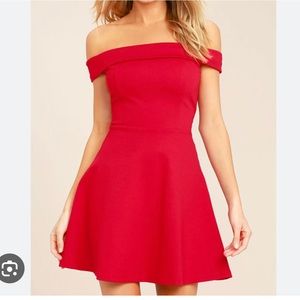 Lulus off shoulder dress